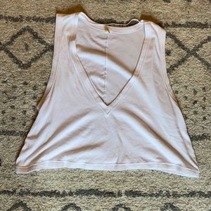 Free People Simple White Tank